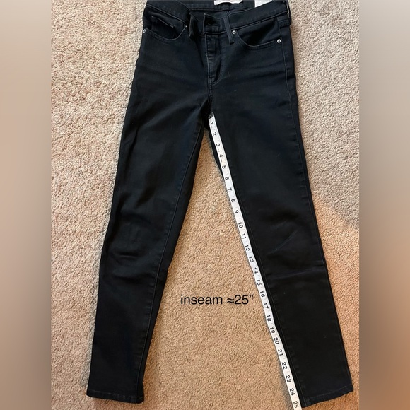 Levi’s 311 Shaping Skinny Black 25 W x 25 L - Picture 4 of 7